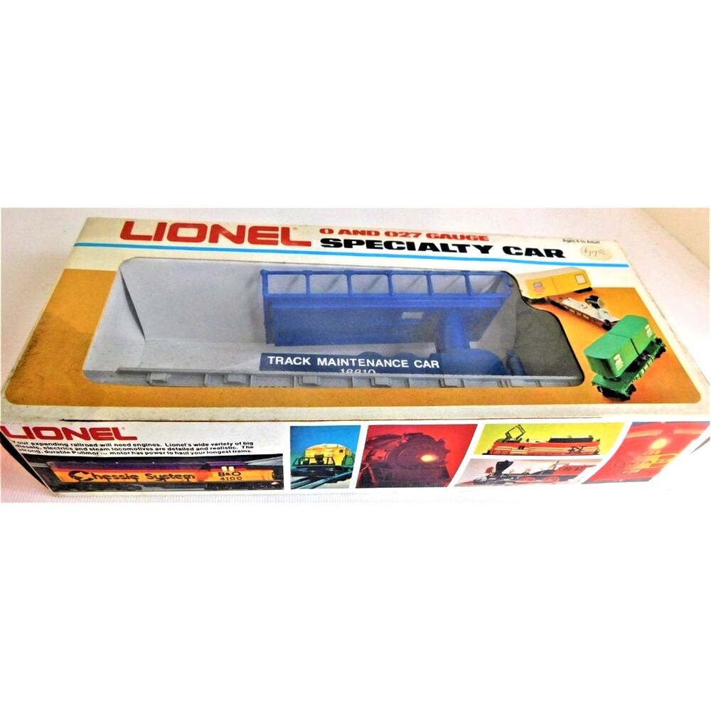 Lionel Track Maintenance Car Specialty Train Car 6-16610
